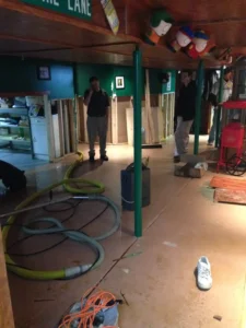 Completing our Mold Remediation and Water Damage Restoration for Commercial Client