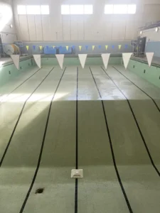 Commercial Pool Before Mold Remediation and Water Damage Restoration