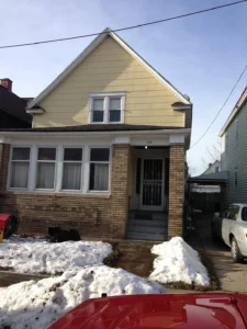 Picture of a house before a damage restoration project