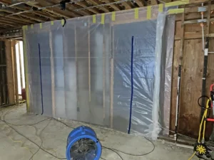Reconstruction from a damage restoration project